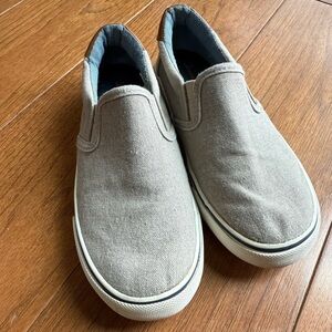 Toddler Tommy Bahama Casual Slip-On Canvas Shoes - Tan - Size 12